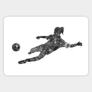 Soccer player girl Magnet